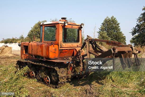 Old Tractor Stock Photo - Download Image Now - Abandoned, Agricultural Machinery, Agriculture