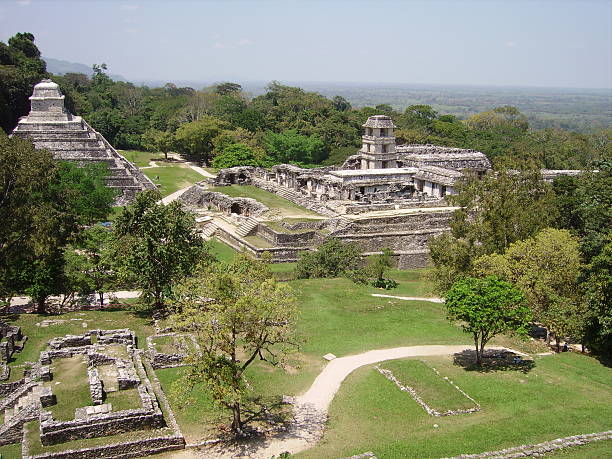 istock Palenque Maya site landscape, Chiapas Mexico 177527351