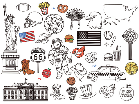 eagle, route 66, bridge, cowboy, jazz, hollywood, bbq, vintage, astronauts, space, moon, guns, baseball, american football, brooklyn, capitol hill, pretzel, hot dog, building, travel, national, design, illustration, fashion, birthday, icon, cutie, woman, decoration, vector, handwriting, stylish, cool, antique, america, los angeles, new york, sedna, graphic, famous, flag, drawing, doodle, city, capital, booth, background, art, architecture, abstract