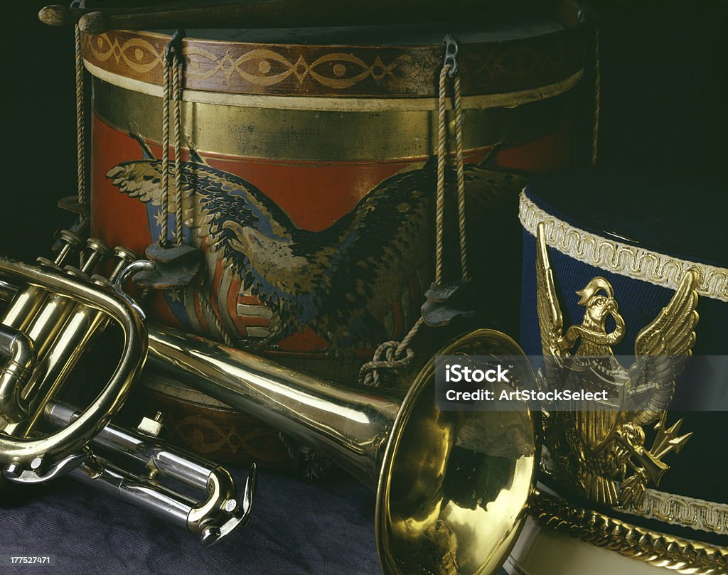 Drum und Signalhorn Corps - Lizenzfrei Alt Stock-Foto