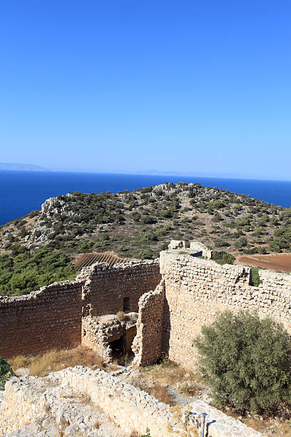 istock Ruins castle of Monolithos 177528296