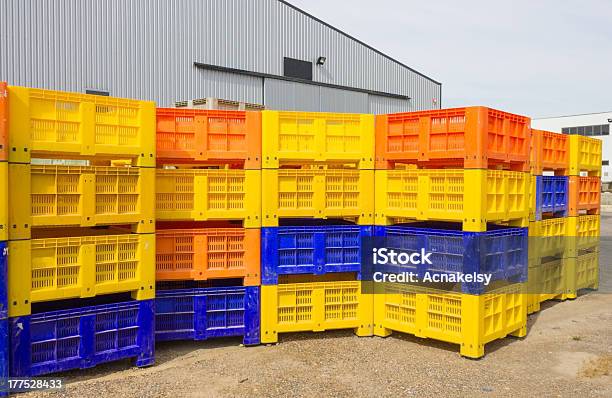 Folding Boxes Stock Photo - Download Image Now - Box - Container, Plastic, Plastic Container