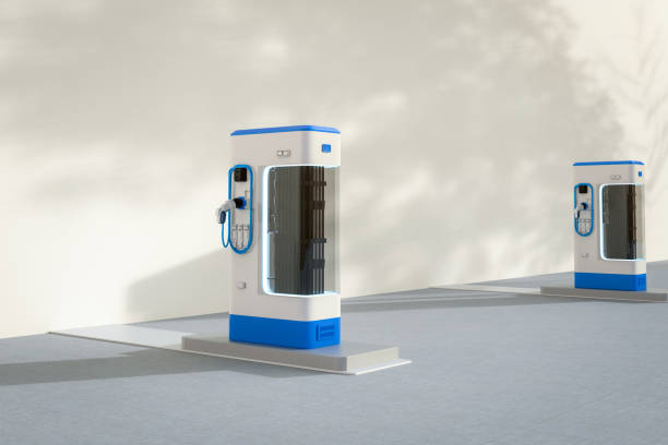 istock Group of EV charging stations or electric vehicle recharging stations 1775284901