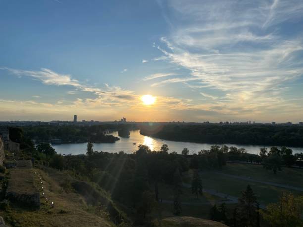 istock View of Danube from Belgrade at sunset, Serbia 1775285464