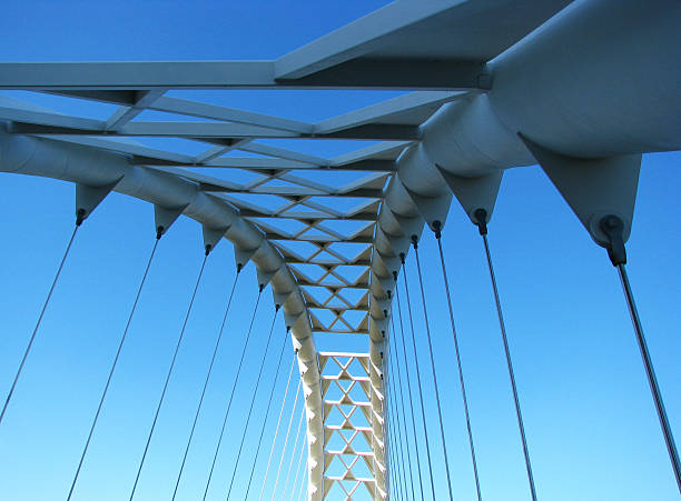 istock Part of the bridge on blue sky 177530065
