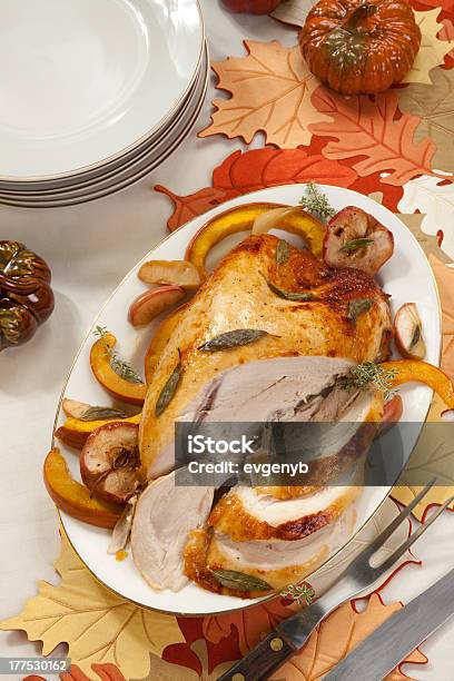 Turkey Breast With Sage Honey Rub Stock Photo - Download Image Now - Roast Turkey, Apple - Fruit, Close-up