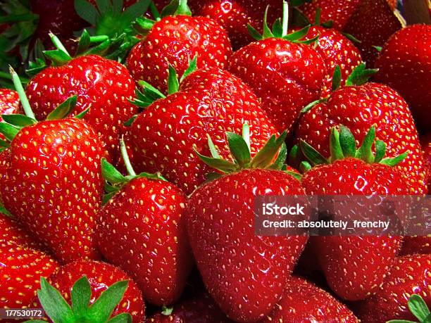 Bunch Of Ripe Red Strawberries Stock Photo - Download Image Now - Abundance, Berry Fruit, Business