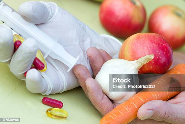 Saudável Comer Alimentos Orgânicos - Fotografias de stock e mais imagens de Agricultura - Agricultura, Alho, Alimentação Saudável