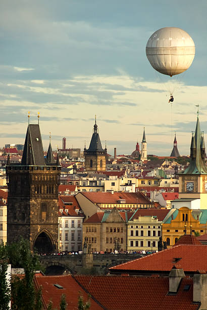 istock Prague oldtown with balloon 177531984