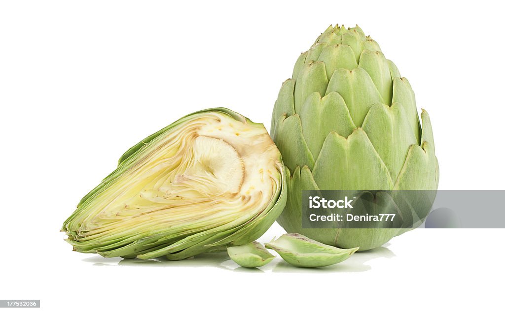 Artichoke fresh Artichoke fresh.. Isolated on a white background. Artichoke Stock Photo