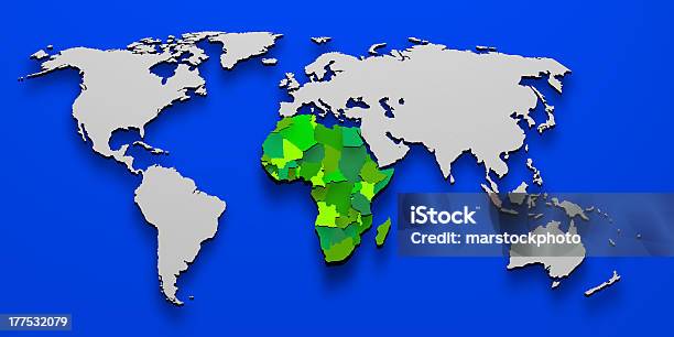 Mapa Político De África 3d - Fotografias de stock e mais imagens de Deserto - Deserto, Fotografia - Imagem, Governo