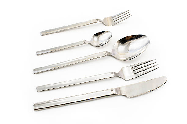 istock Cutlery set with Fork, Knife and Spoon 177532147