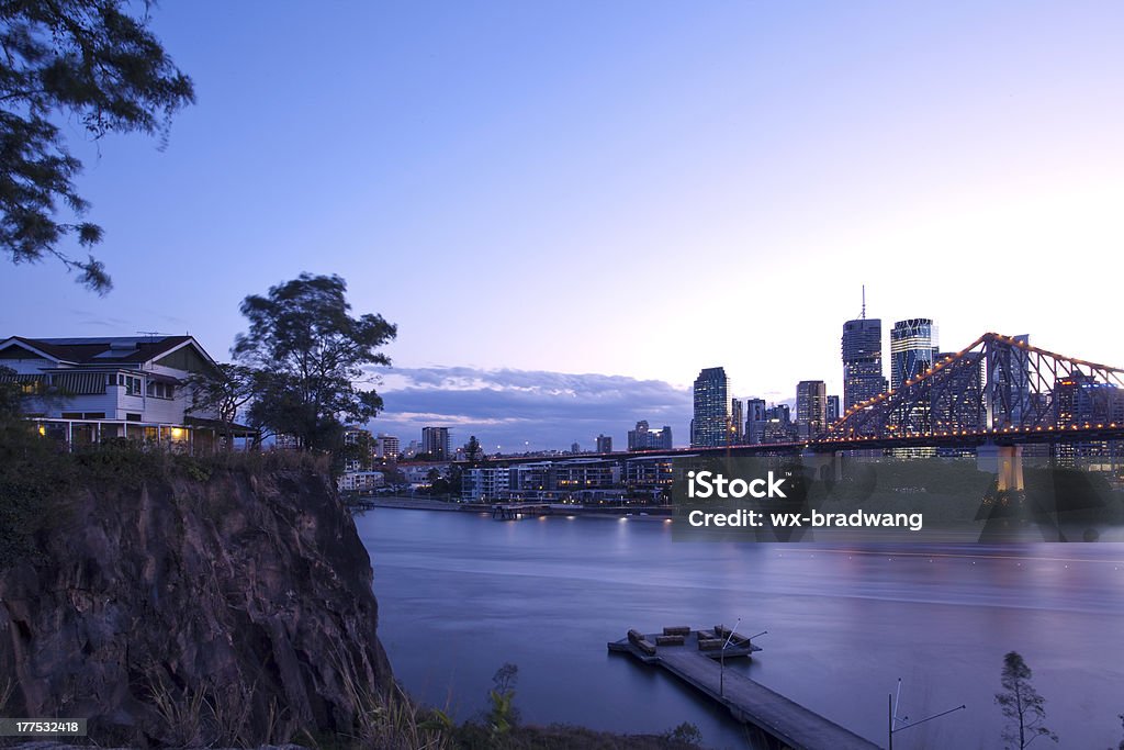 Brisbane city, ночь - Стоковые фото Брисбен - Квинсленд роялти-фри