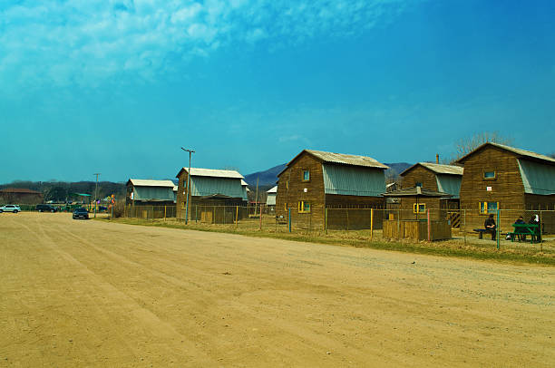 istock Wood vilage on sea beach 177532693