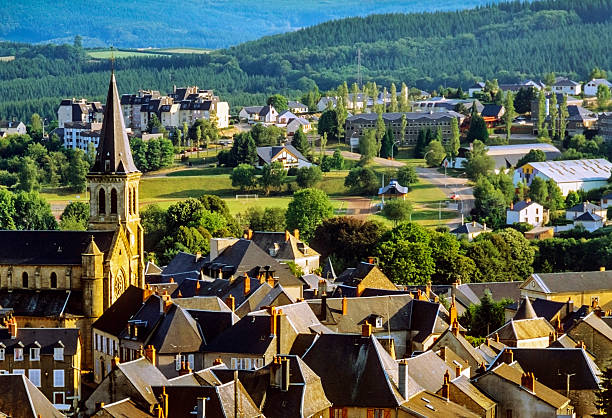 village - chinon foto e immagini stock