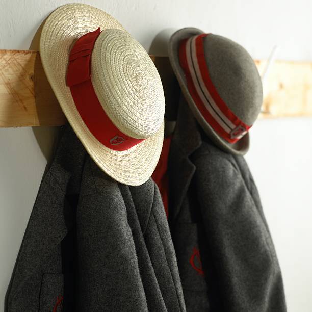 school hats and blazers