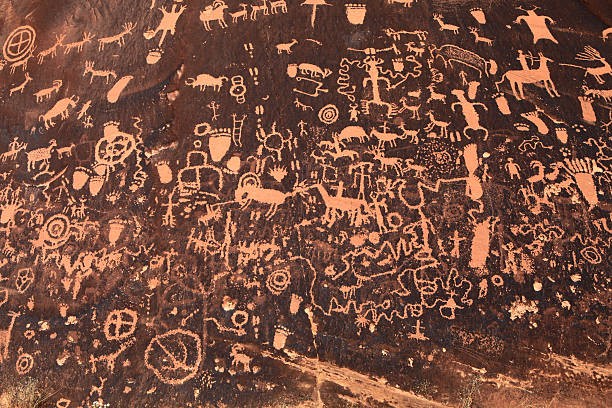 istock Ancient Indian Petroglyph in Moab, Utah 177535808