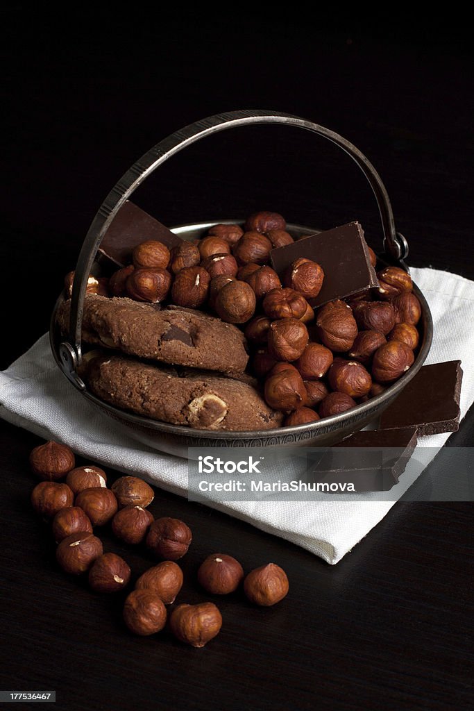 Cookies und Nüssen - Lizenzfrei Backen Stock-Foto