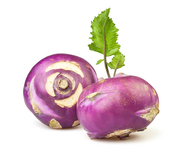 chou-rave deux - turnip photos et images de collection