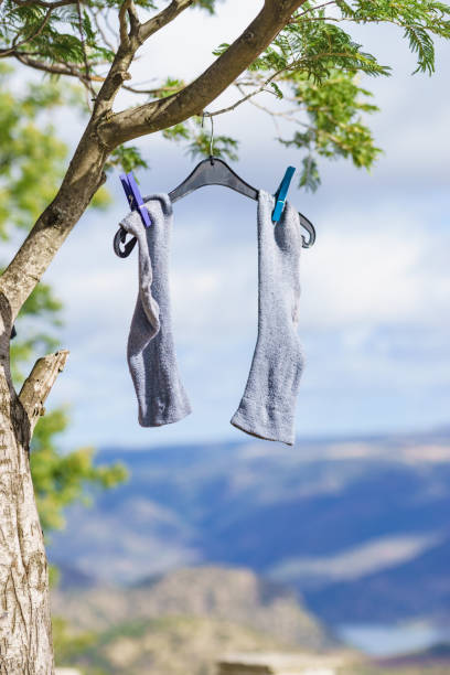 Dry the socks.