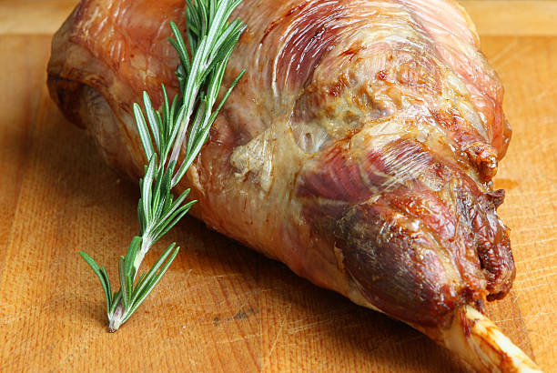 istock Roast Leg of Lamb 177537515