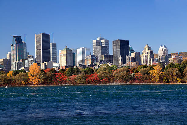 istock Montreal skyline and Saint Lawrence River in autumn (XXXL) 177537655