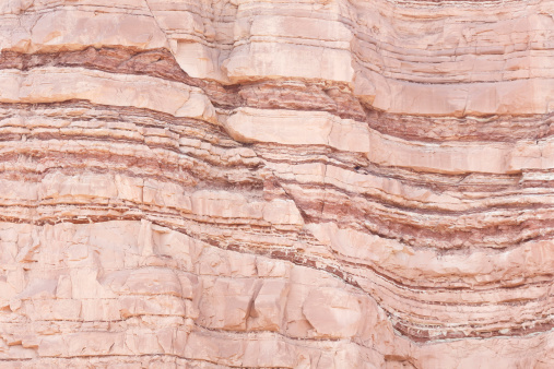 Detail of geological formations in faulted sandstone sedimentary rockSimilar images from my portfolio: