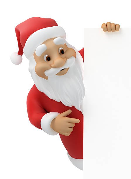 istock Santa claus with a sheet of paper 177537996