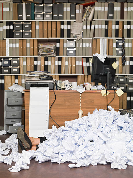 istock Buried Businesswoman 177538394
