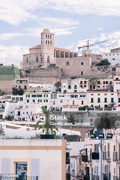 Eivissa Church Stock Photo - Download Image Now - Architecture, Balearic Islands, Built Structure