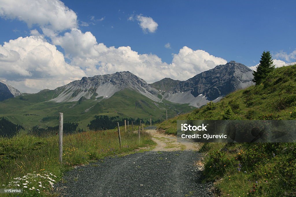 Arosa área na Suíça - Royalty-free Alpes Europeus Foto de stock