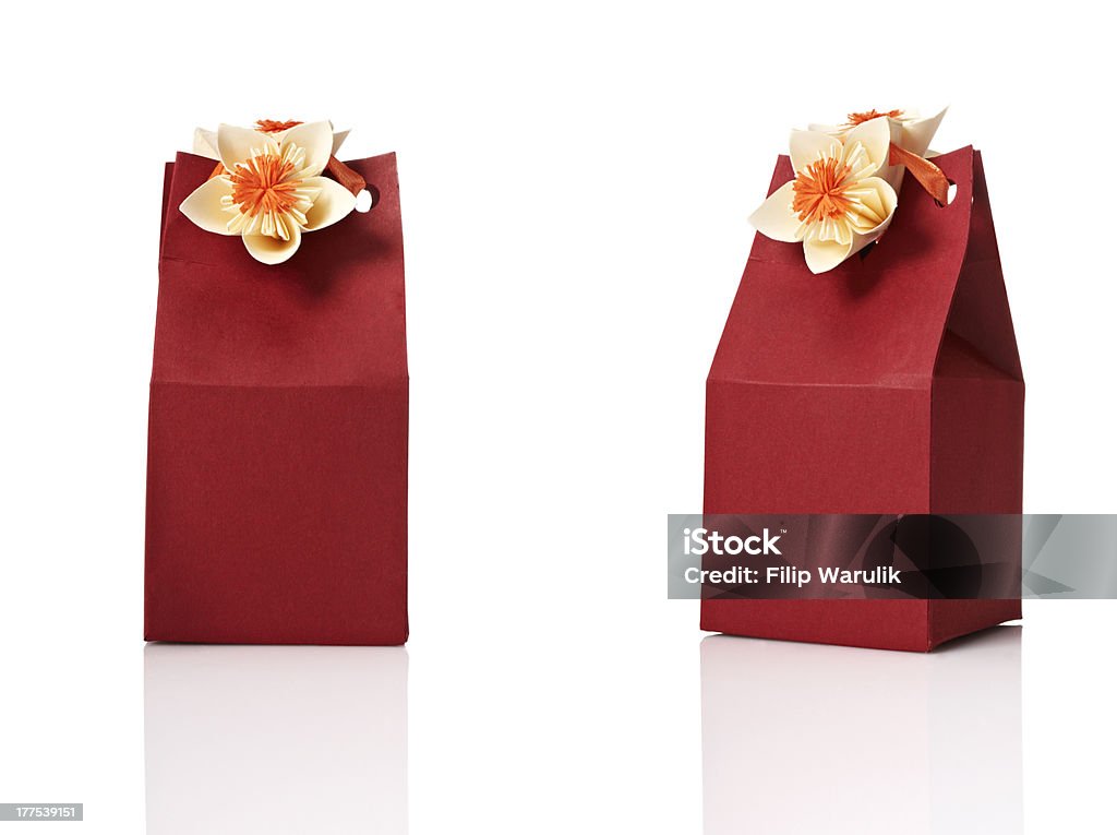 Caja de regalo roja - Foto de stock de Aniversario libre de derechos