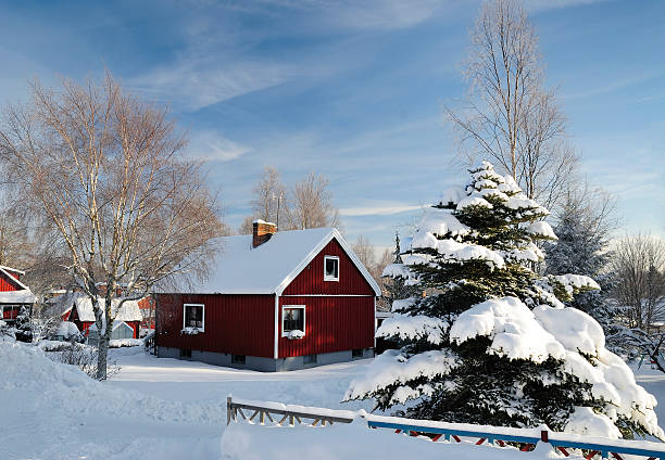 istock Winter in Swedish village 177539164