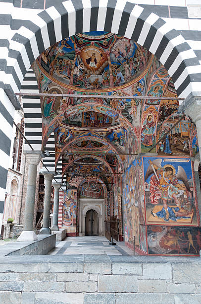 istock Cloister in the Rila Monastery 177539321
