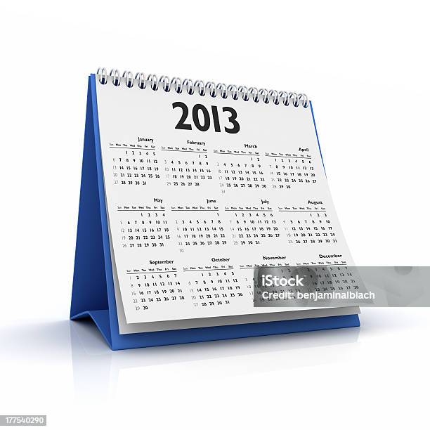 Calendario 2013 - Fotografie stock e altre immagini di 2013 - 2013, Agenda, Agosto