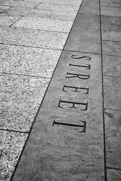 istock Street word carved on a sidewalk 177540701