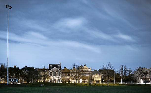 istock Brunswick Street Terraces at Night 177540774