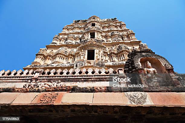 Photo libre de droit de Détail Du Temple Virupaksha banque d'images et plus d'images libres de droit de Antique - Antique, Architecture, Asie