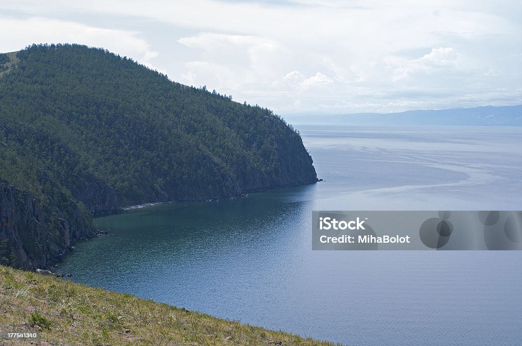 Spokojne Bajkał, widok od Cape Khoboy - Zbiór zdjęć royalty-free (Azja)