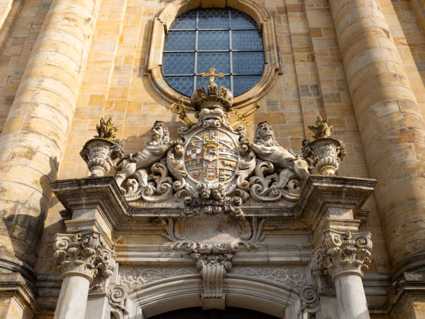 escudo de armas de friedrich karl von schönborn - gößweinstein fotografías e imágenes de stock