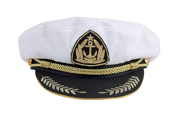 casquette de marin - capitaine photos et images de collection