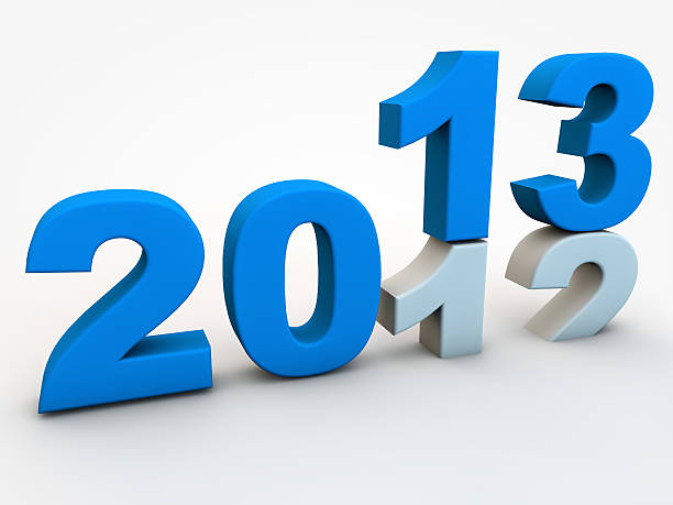 réveillon du nouvel an 2013 - 2013 new years eve number year photos et images de collection