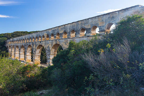 istock Le Pont Du Gard in the Evening sunlight 177542359