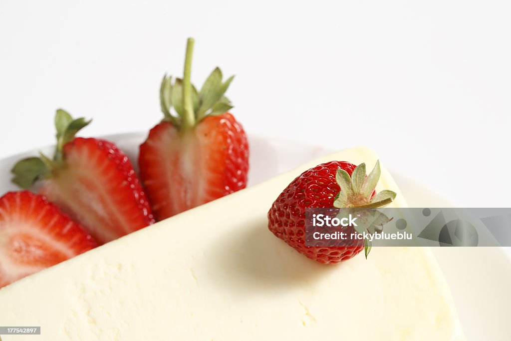 Manteiga e morangos macro - Foto de stock de Alimentação Não-saudável royalty-free