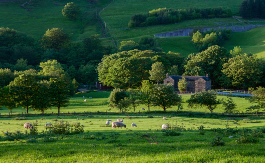 UK landscape cottage or farmhouse