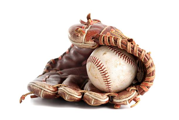 baseball glove - baseball glove stock-fotos und bilder