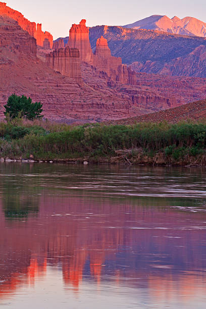 istock Fisher Towers and Purple Mountains 177544429