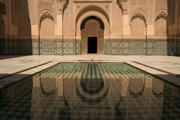 istock Courtyard of Ben Youssef Medersa in Marrakech, Morocco. 177544738