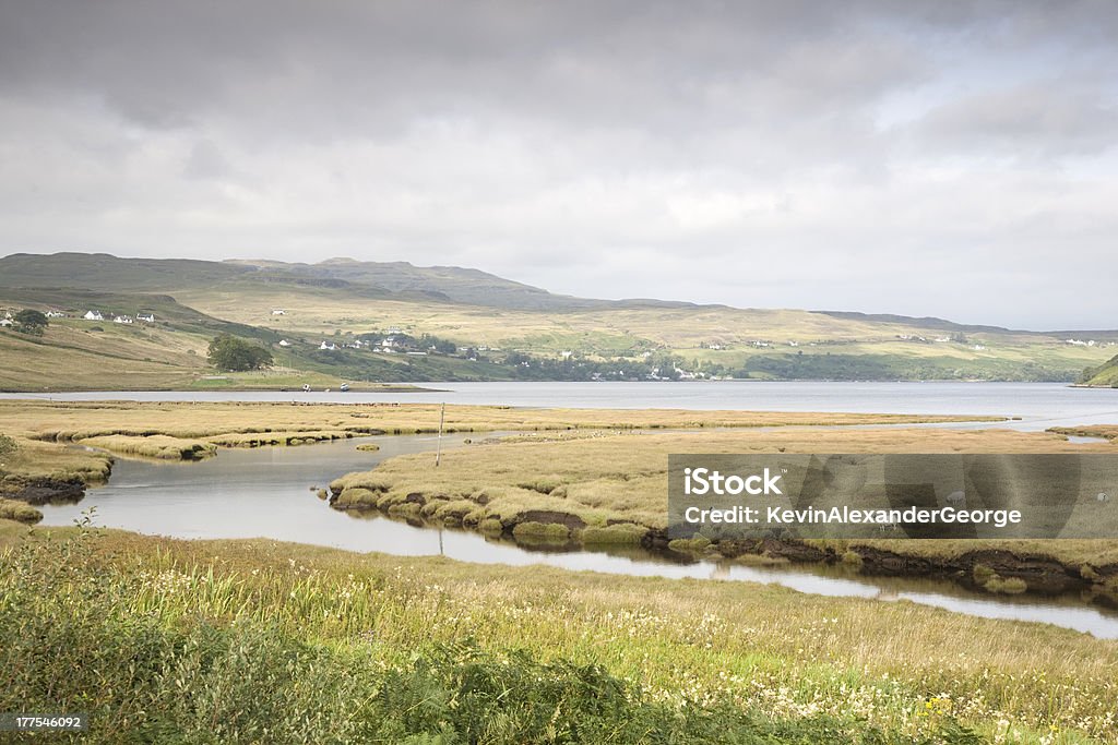 River Drynoch und See Loch Harport, Isle of Skye - Lizenzfrei Fluss Stock-Foto