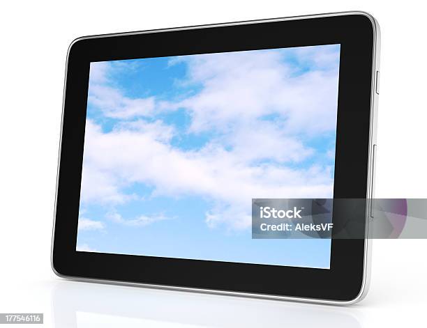 Moderni Tablet Computer - Fotografie stock e altre immagini di Attrezzatura - Attrezzatura, Bianco, Colore nero